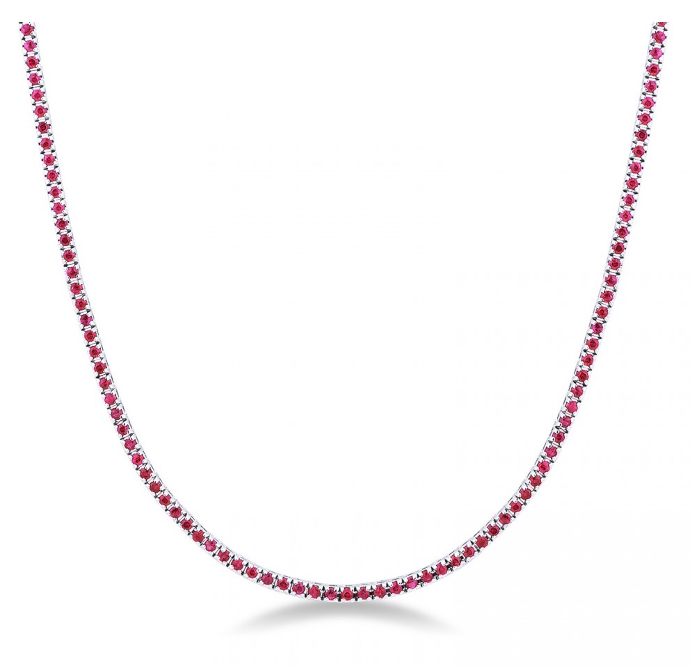 Collana con Rubini